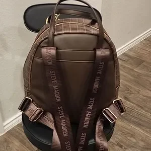 Steve Madden BHeather Block Logo Backpack w/Detachable Card Holder Steve Madden | Bags | Stevemadden Bheather Block Logo  main image 3